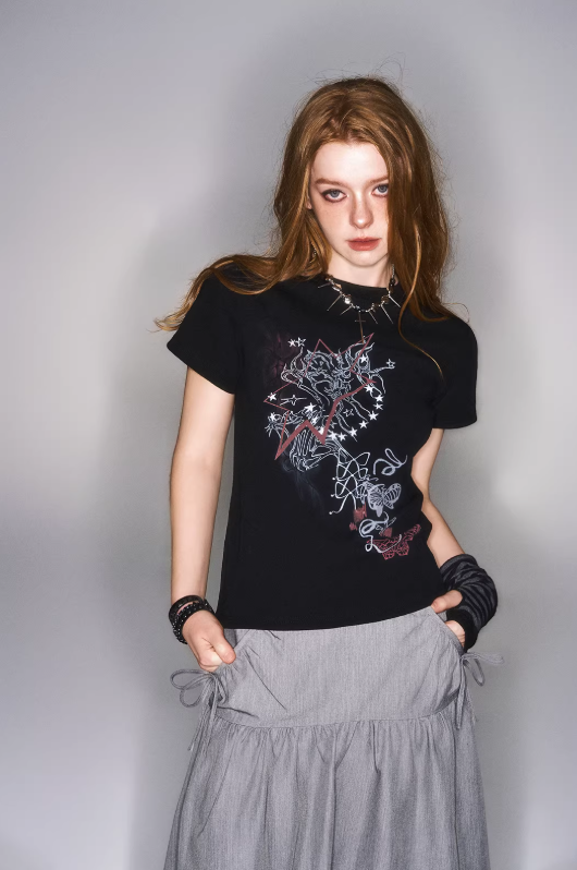 Midnight Sketch Graphic Tee