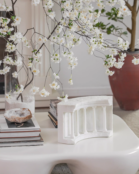 Cloud Colonnade – White Roman Column Architectural Sculpture