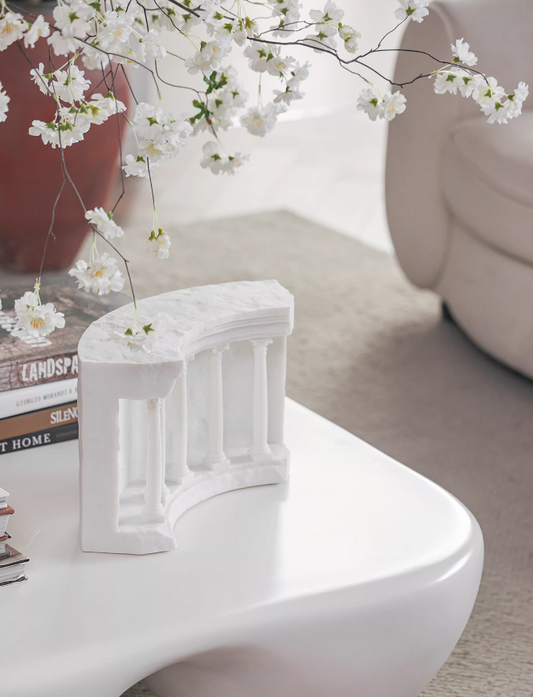 Cloud Colonnade – White Roman Column Architectural Sculpture