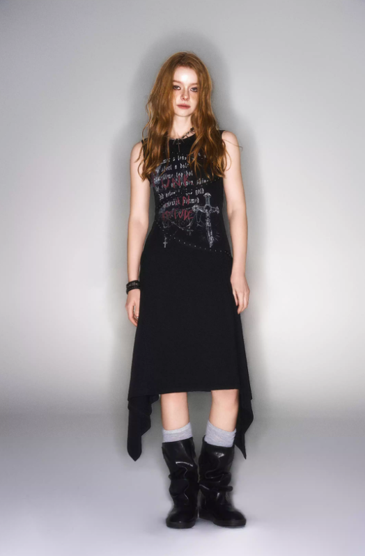 Scarlet Anarchy Studded Dress