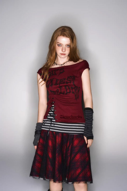 Redline Retro Knit Street Top