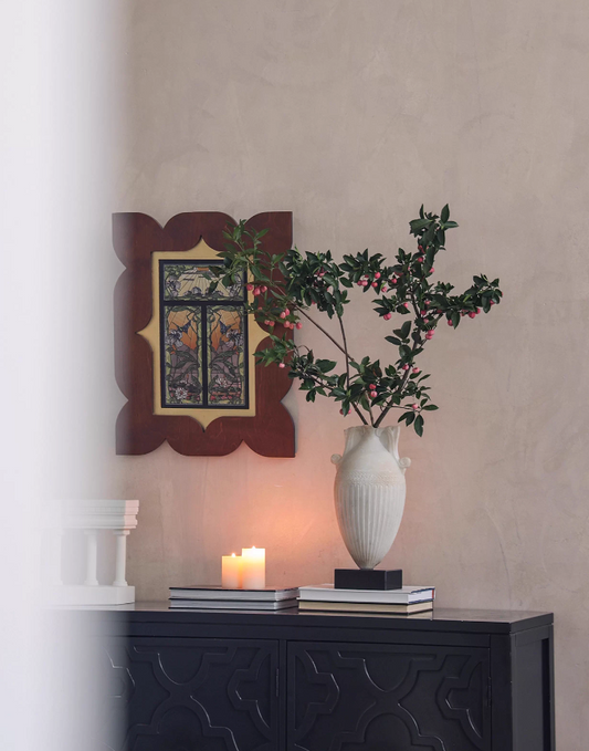 Twin Echo – Jade-Style Double-Handle Nordic Vase