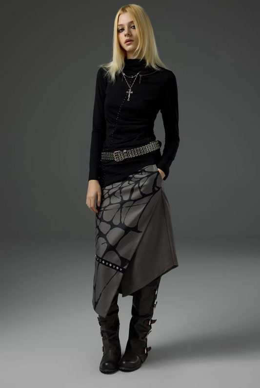 Webshade Studded Mini Skirt